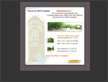 Tablet Screenshot of abendschule-berlin.de